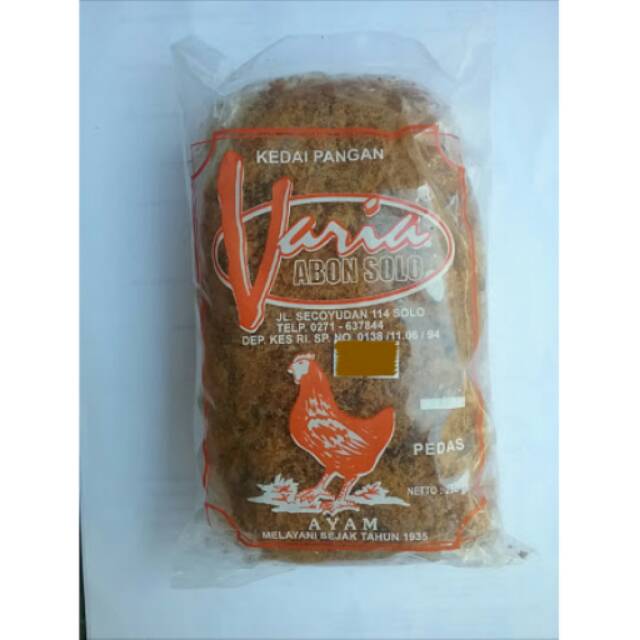 

Abon Ayam Varia 250gr