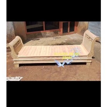 Kursi santai bangku panjang kursi tamu teras ukir kayu jati