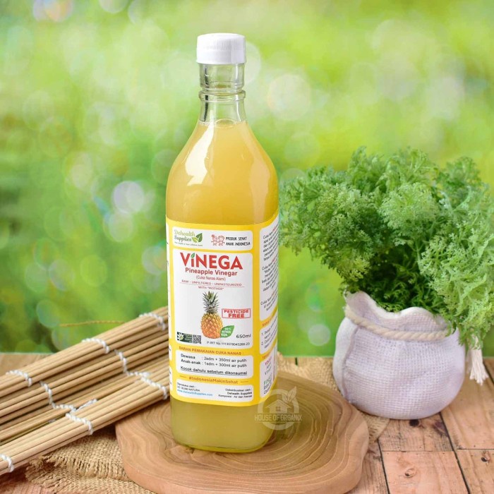 

Jual Dehealth Pineapple Vinegar Cuka Apel Nanas 650 Ml