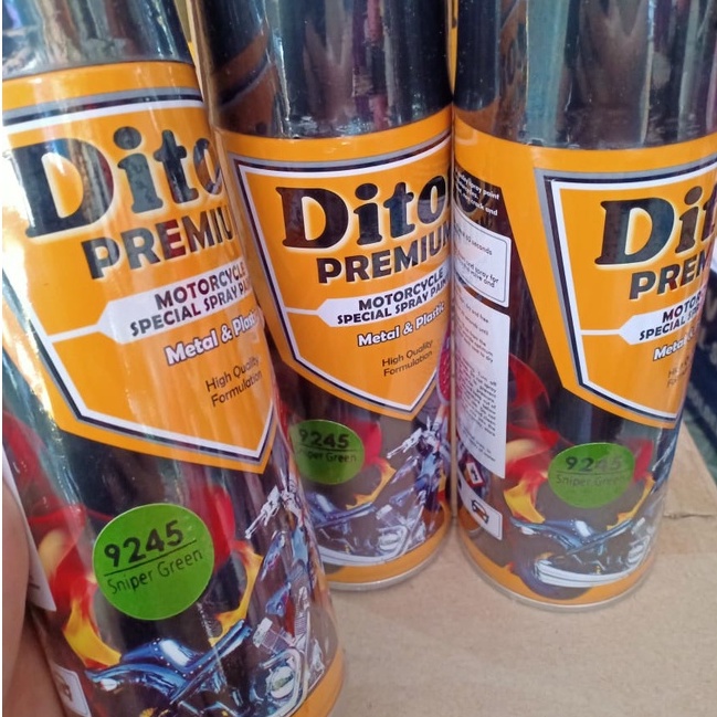 Pilok Pilox DITON Premium Y9245* Sniper Green / Hijau Metalik / Hijau Yamaha (400cc/400ml)