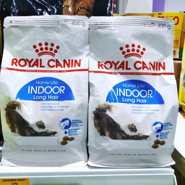 Royal Canin Indoor Long Hair 400gr 400 gr gram Longhair Makanan Kucing