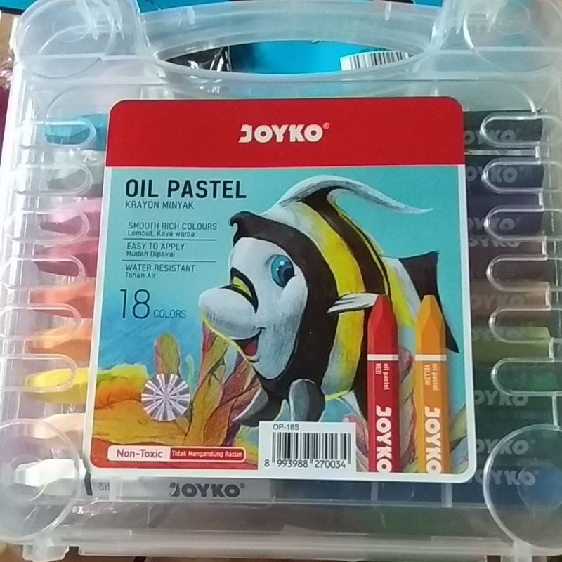 

Oil pastel joyko 18 warna