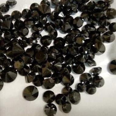 🆕PROMO DISKON❗ Natural Black Diamond Berlian Hitam Eropa ASLI ORI 100% Tabur 1.7mm GUGUR 25 30 Bukan Berlian Banjar ♔♕