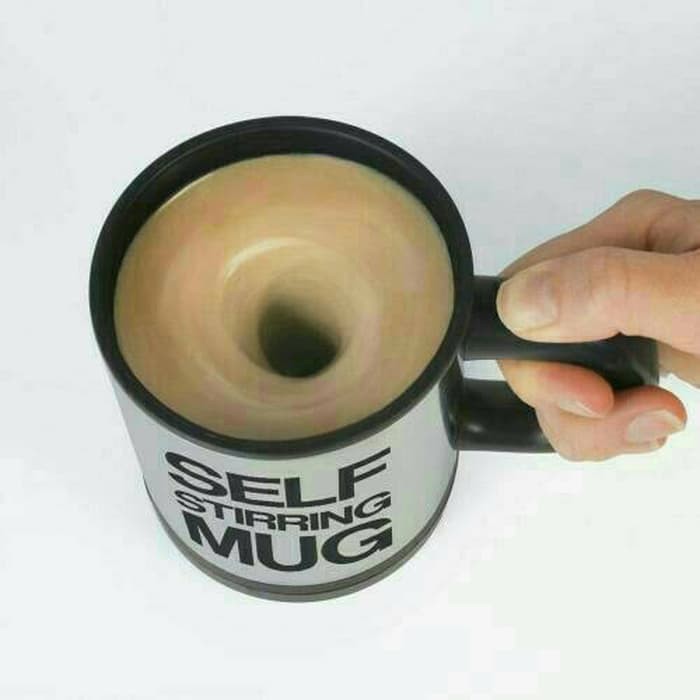 Self stirring mug gelas pengaduk otomatis | Shopee Indonesia