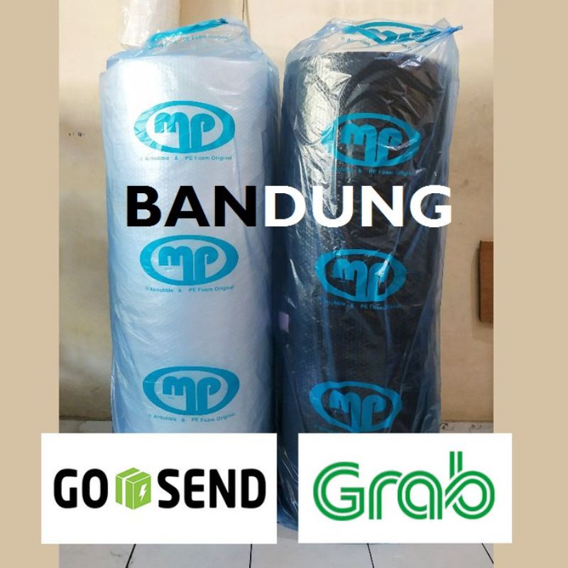 

BUBBLEWRAP BUBBLE WRAP MP HITAM ATAU PUTIH TEBAL 50m × 125cm