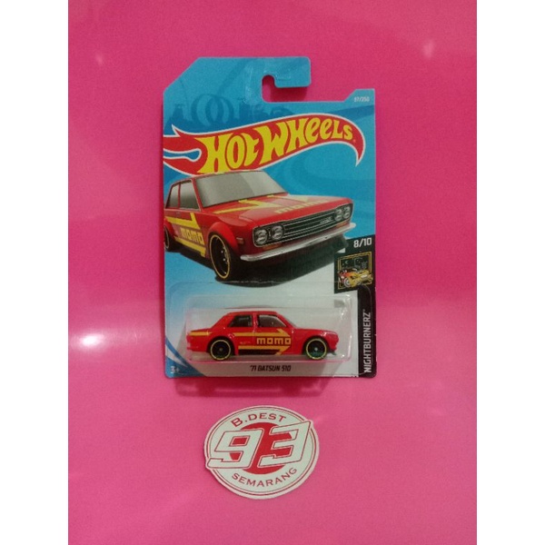hotwheels 71 datsun 510