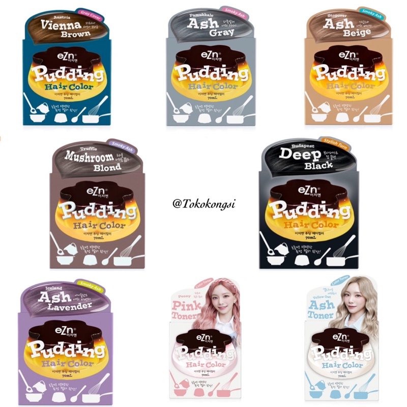eZn Pudding Hair Color / cat rambut import singapore