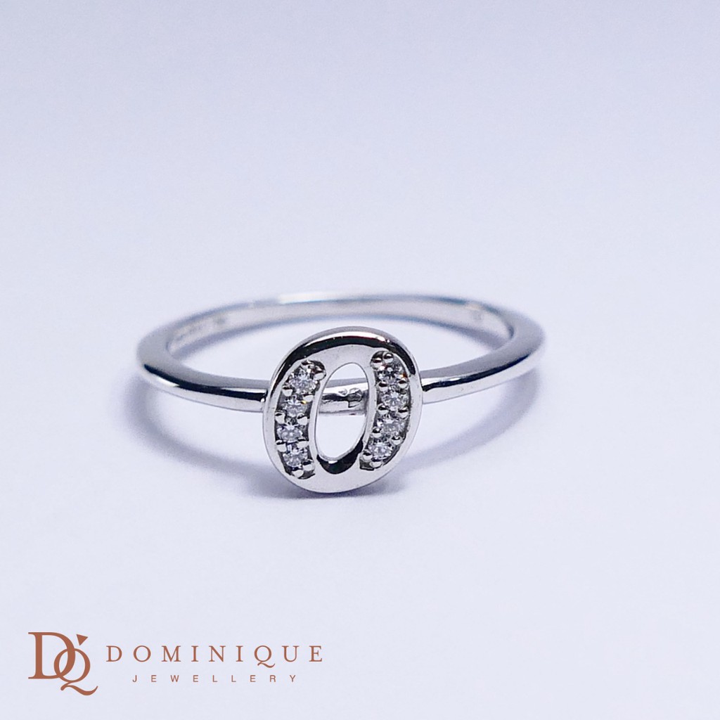 

Dominique Jewellery - Ladies Ring Diamond Alphabeth O