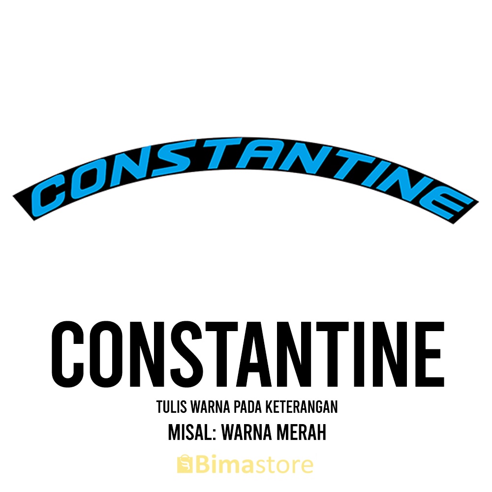 Sticker Decal Rims Sepeda CONSTANTINE | Lebar 1 - 3 cm | Diameter 16", 18", 20", 24", 27.5", 29", 70