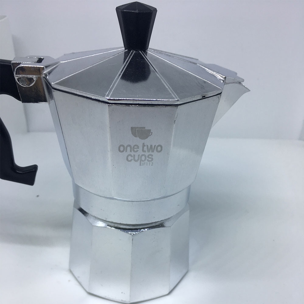 Teko Kopi Leher Angsa 300ml 6 Cups - One Two Cups Espresso Coffee Maker