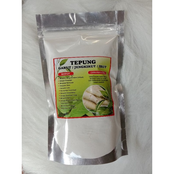 

Tepung Garut / irut / Jengkirut / angkrik 250gr