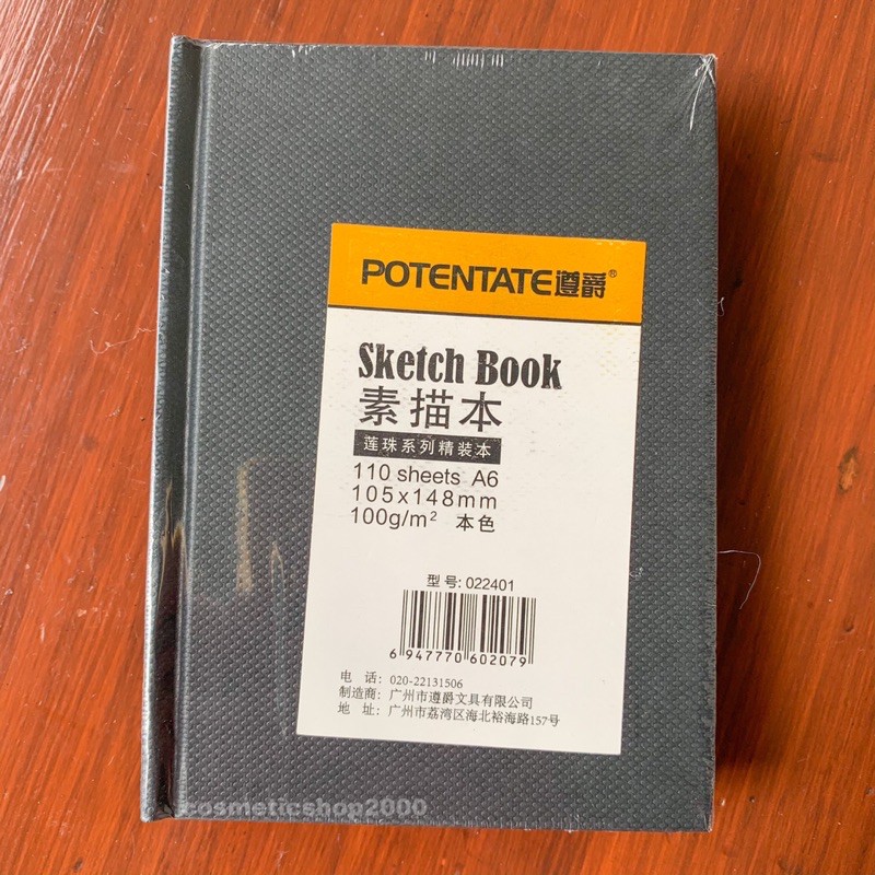 

Potentate Hardcover Sketch Book A6 110 Sheets 100gsm