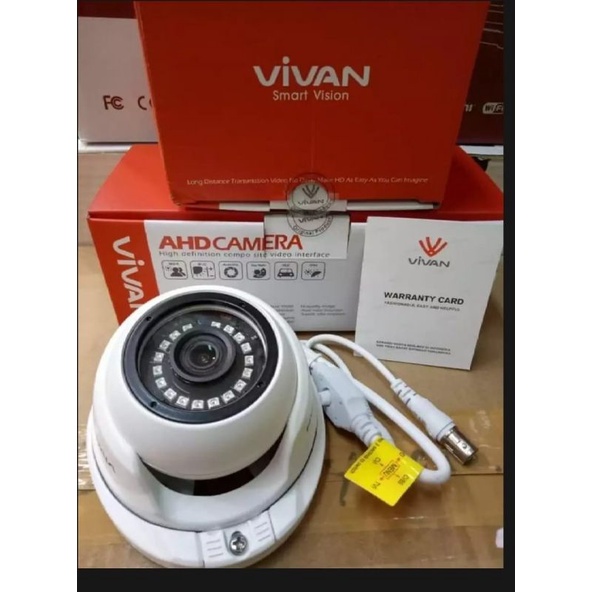 Camera cctv vivan indoor 2mp 1080p full hd hybrid 4in1 bodi metal