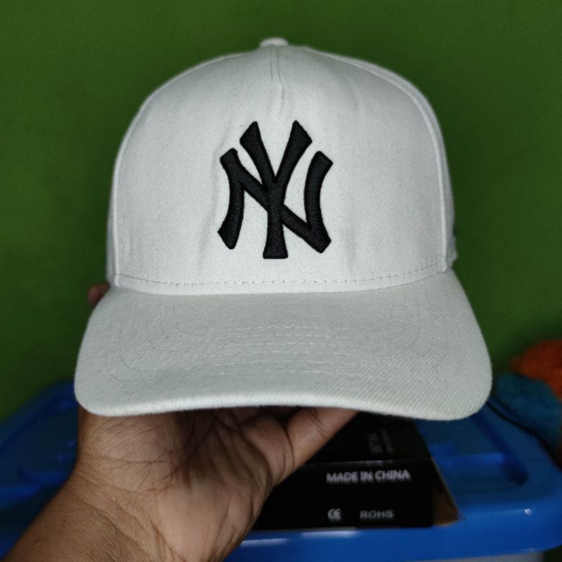 Parisdivarious Topi Baseball (Bordir) Ny Bahan Rafel Wanita Pria