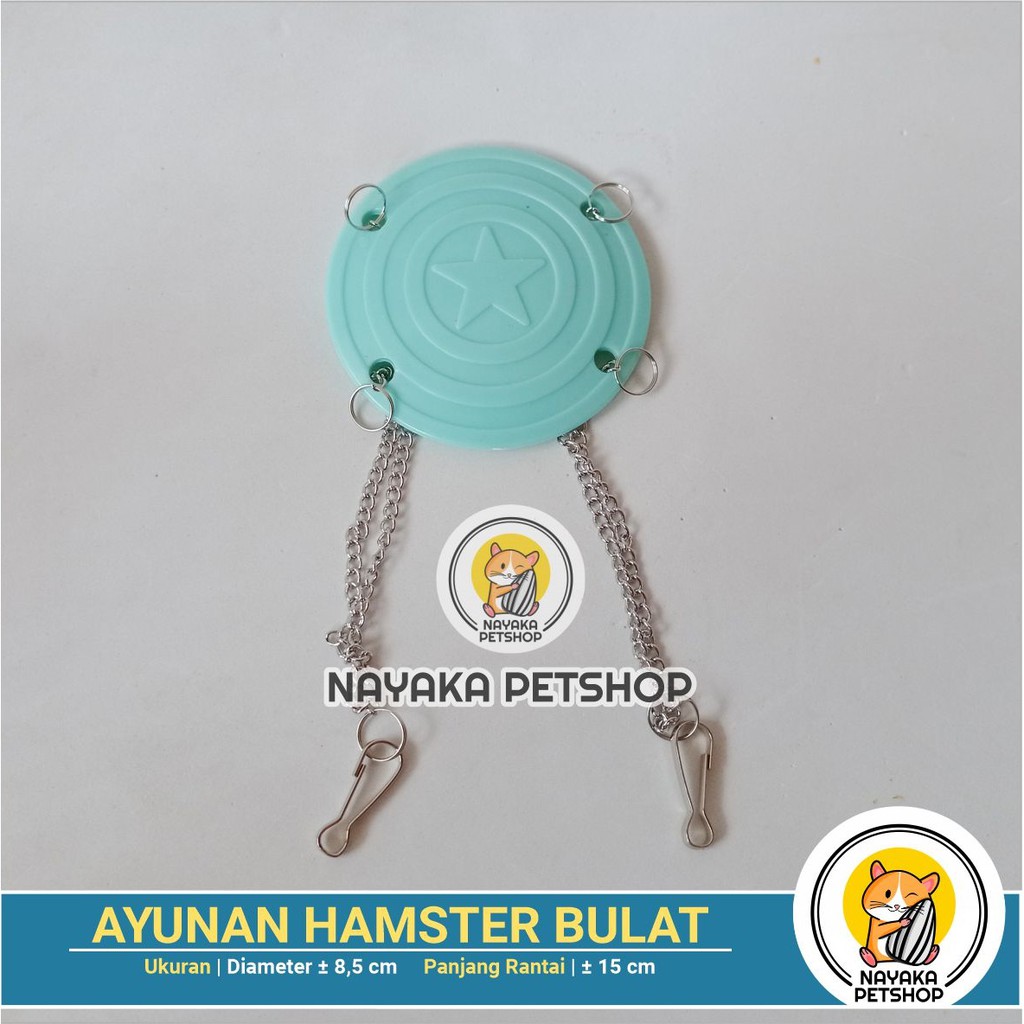 Ayunan Hamster Murah Bulat Mainan Hamster Swing