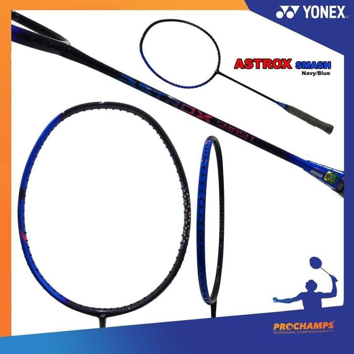 mantul habis badminton PAKET  YONEX ASTROX SMASH RAKET BADMINTON ORIGINAL - black red