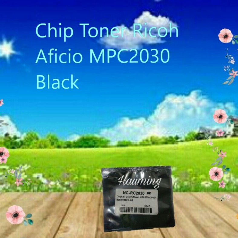 Chip Toner Ricoh Aficio MP C2010 C2030 C2031 C2050 C2051 C2501 C2530 C2551 C2801 Black