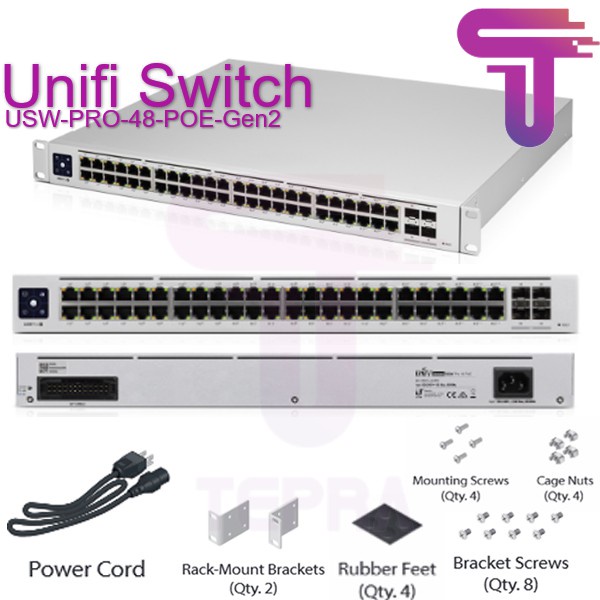 Ubiquiti USW-PRO-48-POE-Gen2 Unifi Switch PRO 48Port Gigabit Gen2