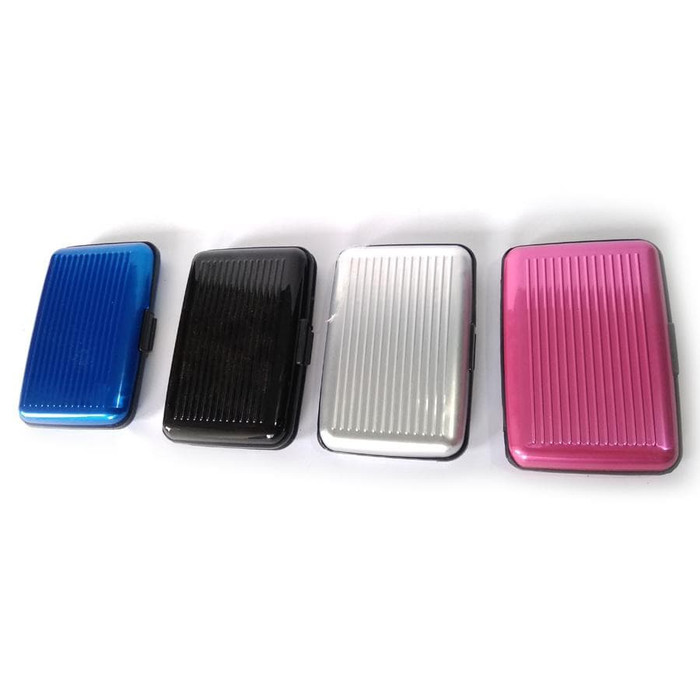 Dompet kartu aluminium anti air Card holder Card caddy