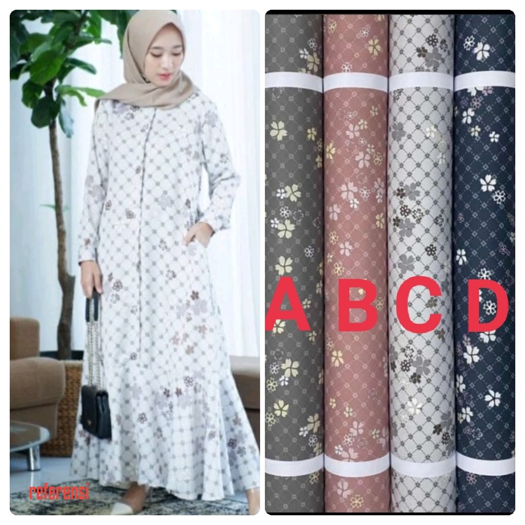 Kain Maxmara Lux motif Shaliha harga per setengah meter