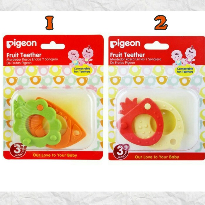 Teether Pigeon Buah Isi 2 ? Gigitan