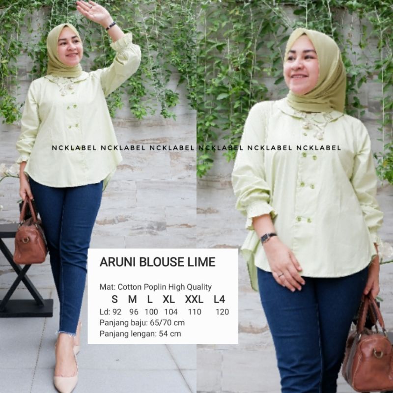 Aruni blous,ori nck label