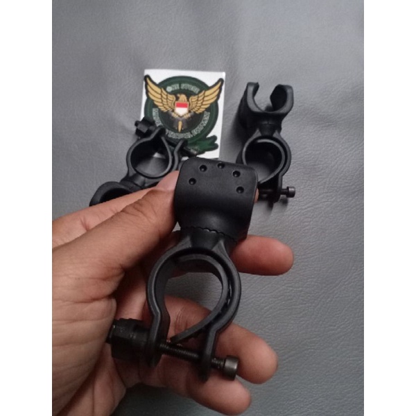 Braket Mounting Senter ke telescope/Dudukan senter ke teleskop