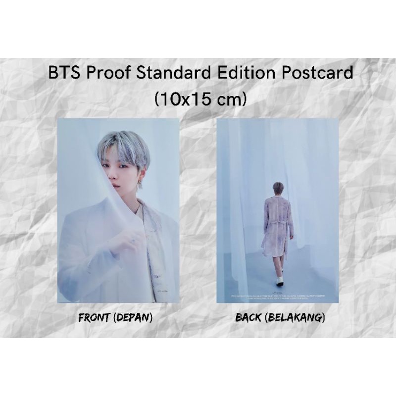 BTS Proof Standard Postcard Unofficial