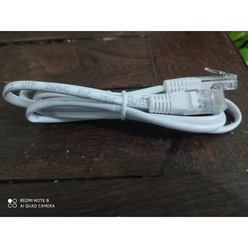 Kabel Lan RJ45 1 meter lan Cable RJ45 panjang 1 meter 1M Lan Pabrikan