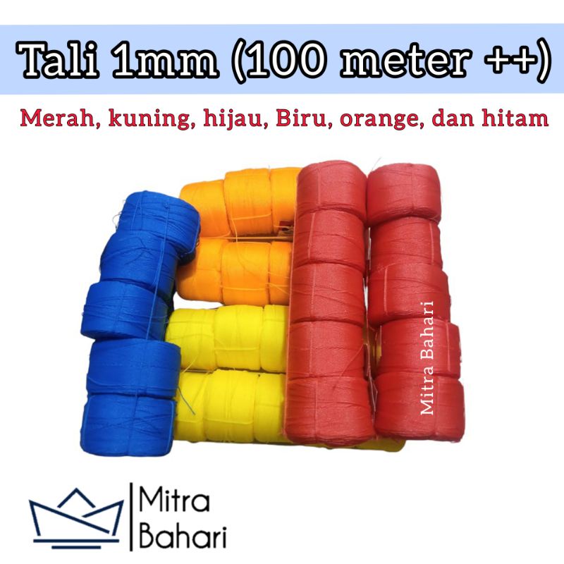 Jual TALI 1MM / TALI RIS JARING IKAN / TALI KECIL / TALI KERAJINAN ...