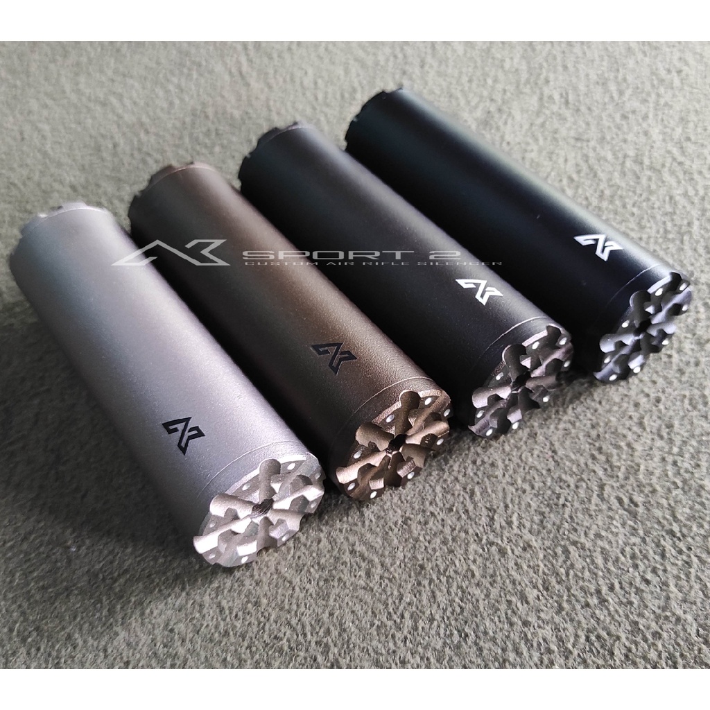 Peredam Senapan Angin Custom od 38 Panjang 12cm senyap dan presisi