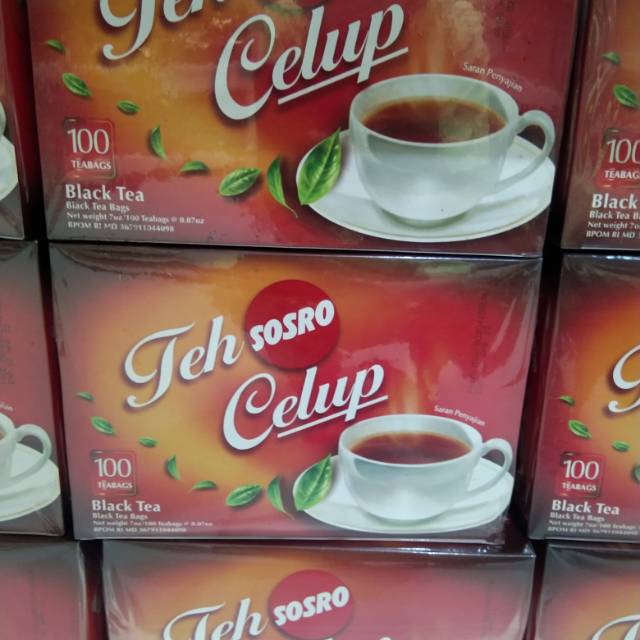 

Teh celup sosro 100S x 12 box