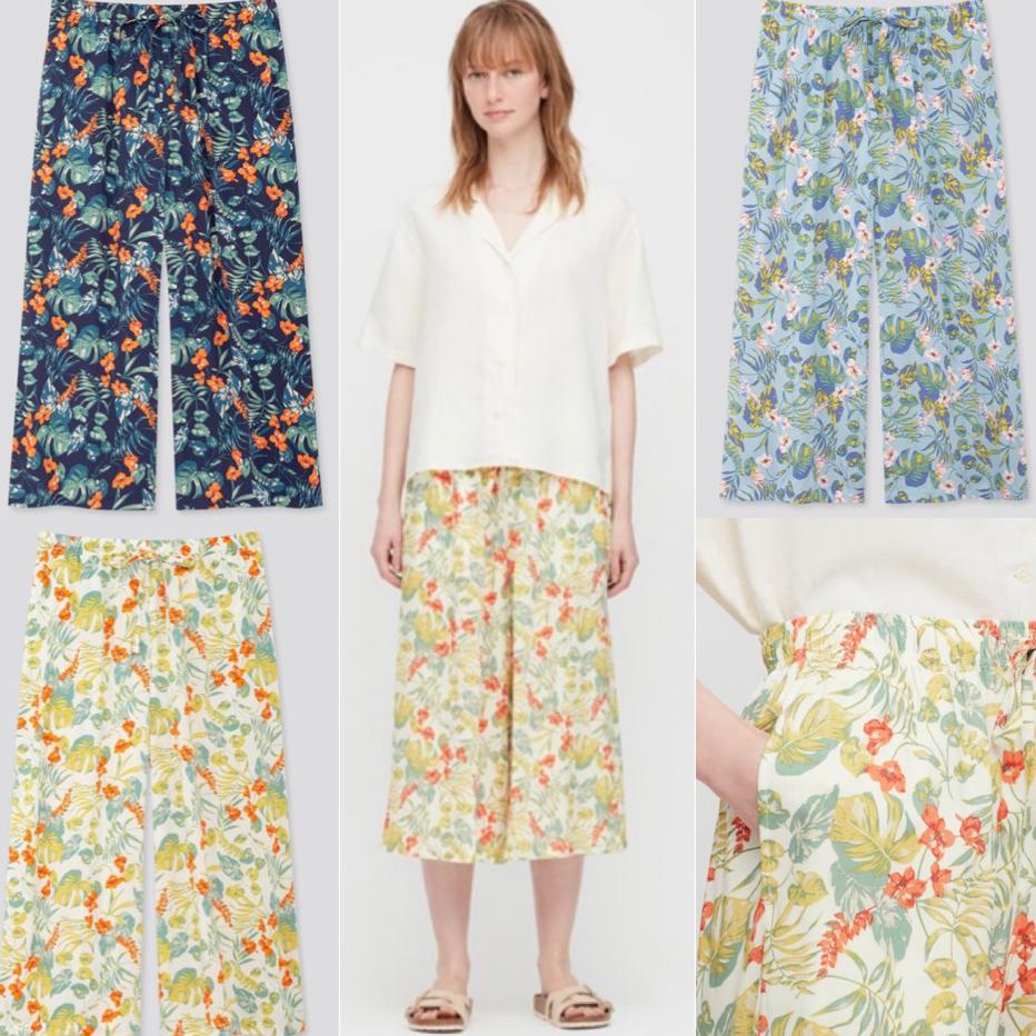 BISA COD KULOT UNIQLO relaco  ORIGINAL 3/4 pants