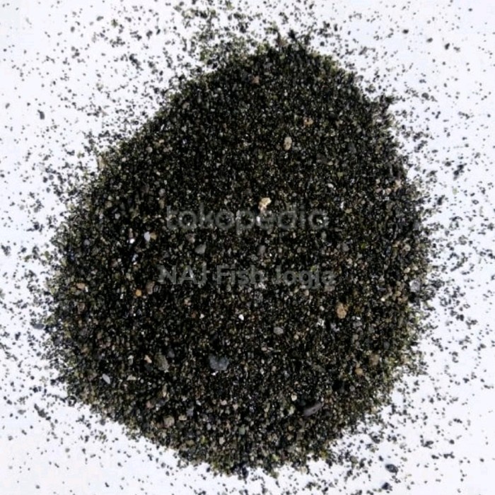 Pasir Moza /Moza Sand / Silika Hitam Akuarium Aquascape Kesayangan 1kg