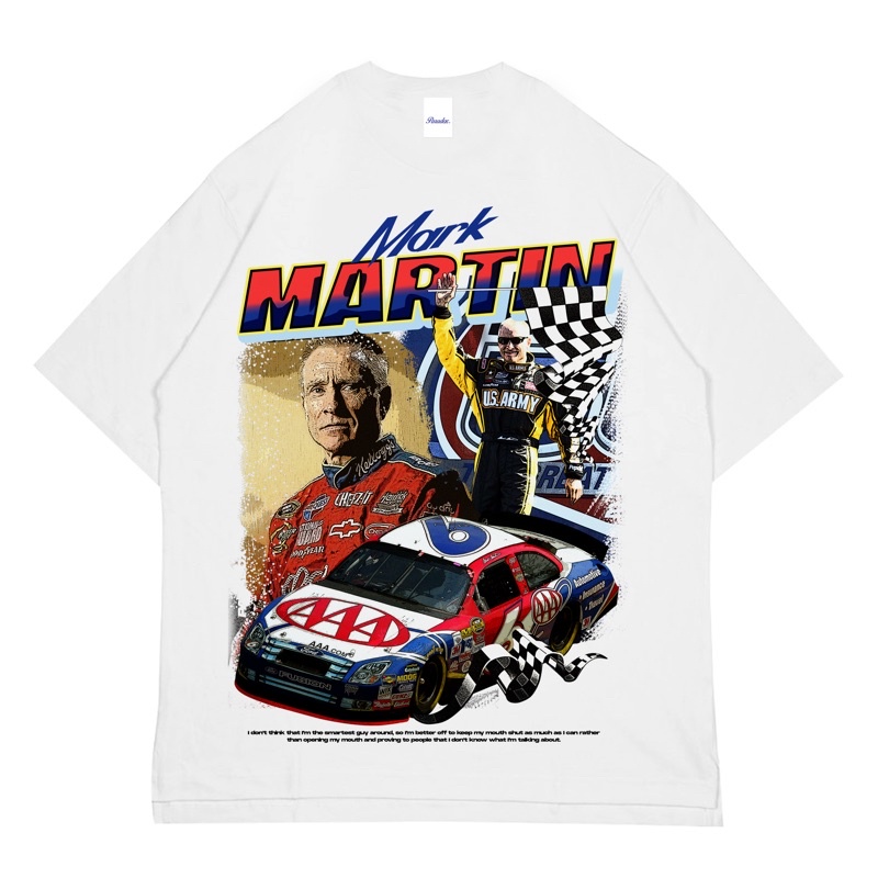 T-Shirt | Oversize | Mark Martin | White | Paradox Company