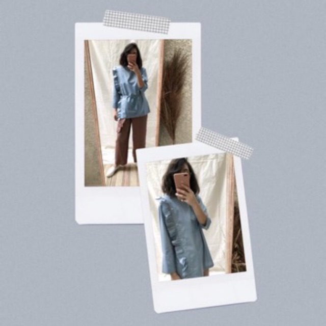 BRIDGE shirt - DUSTY BLUE