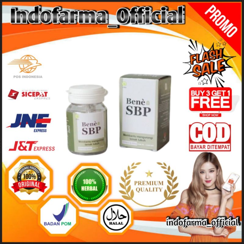 BENE SBP ORIGINAL BENE SBP 100% ASLI OBAT PELANGSING BADAN SLIM BEAUTY PRODUCT BY RACHEL VENNYA