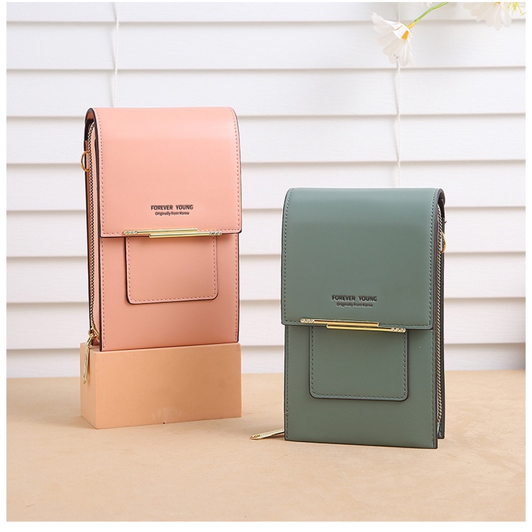 KhatinStore Tas Wanita Terbaru 2021 Kekinian / Dompet HP Touch Screen Forever Better FY / ORI Forever Young Layar Sentuh / Tas Selempang Mini / Import / COD / 406