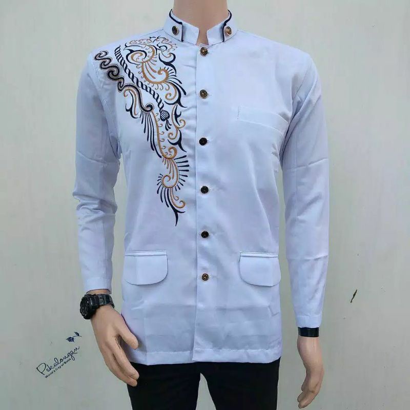 JAS KOKO putih Paling murah /terlaris / size M L XL XXL / ready jumbo / putih hitam hijau biru