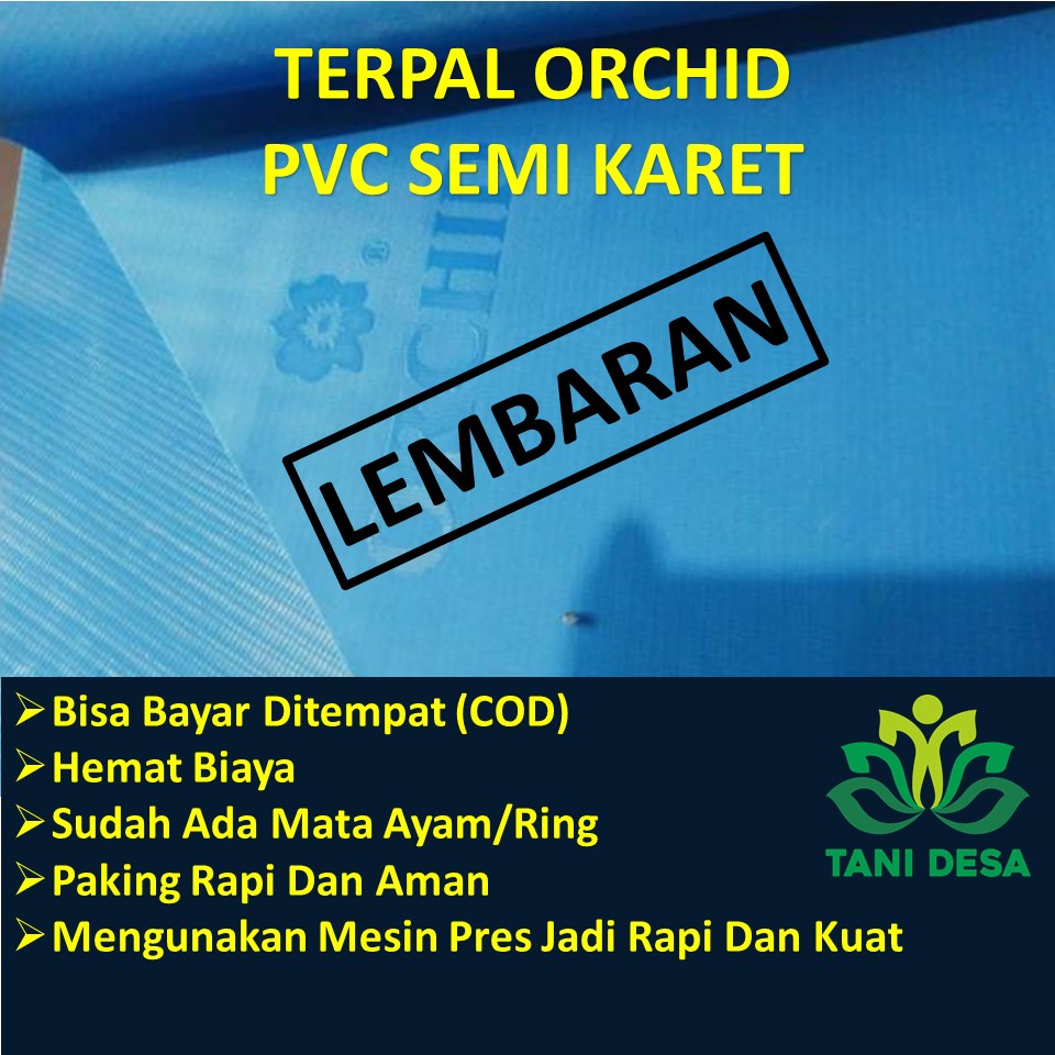 Terpal ORCHID Bioflok PVC CUSTOM Lembaran