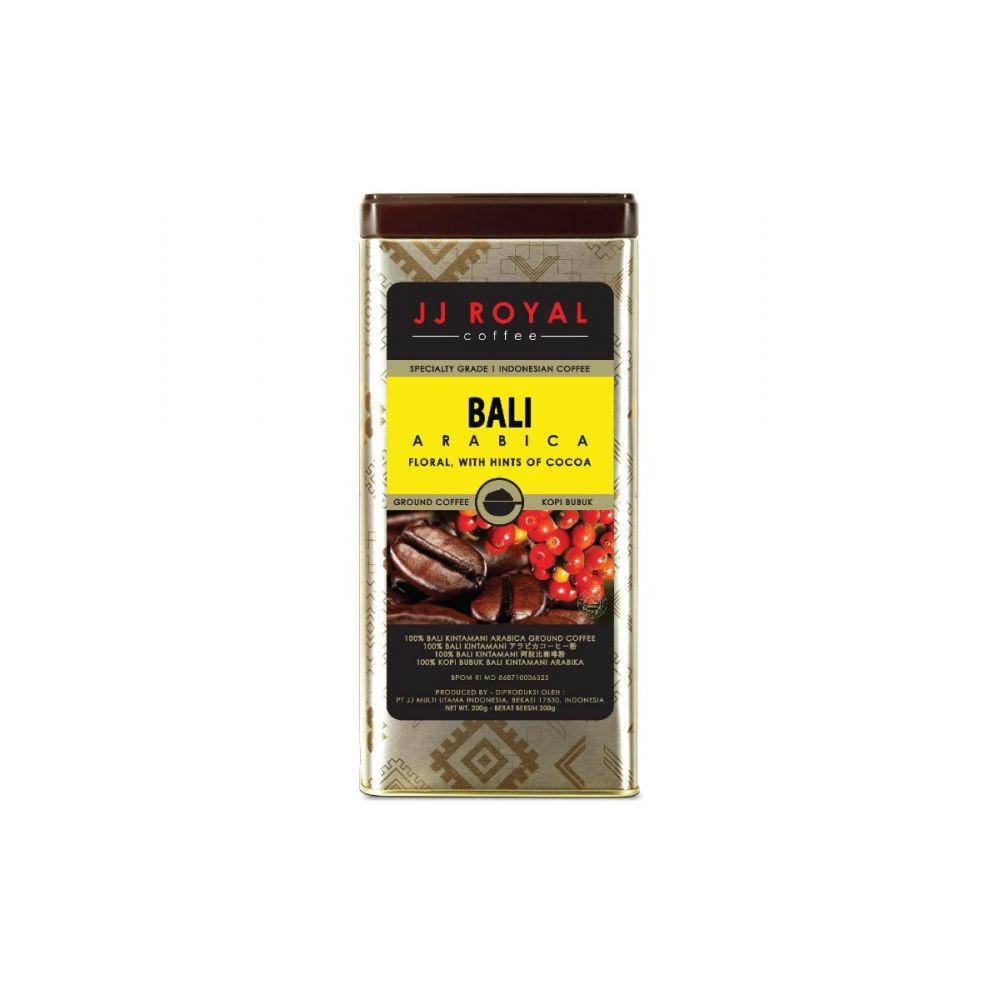 

JJ ROYAL KINTAMANI BALI ARABICA 200GR BIJI KALENG