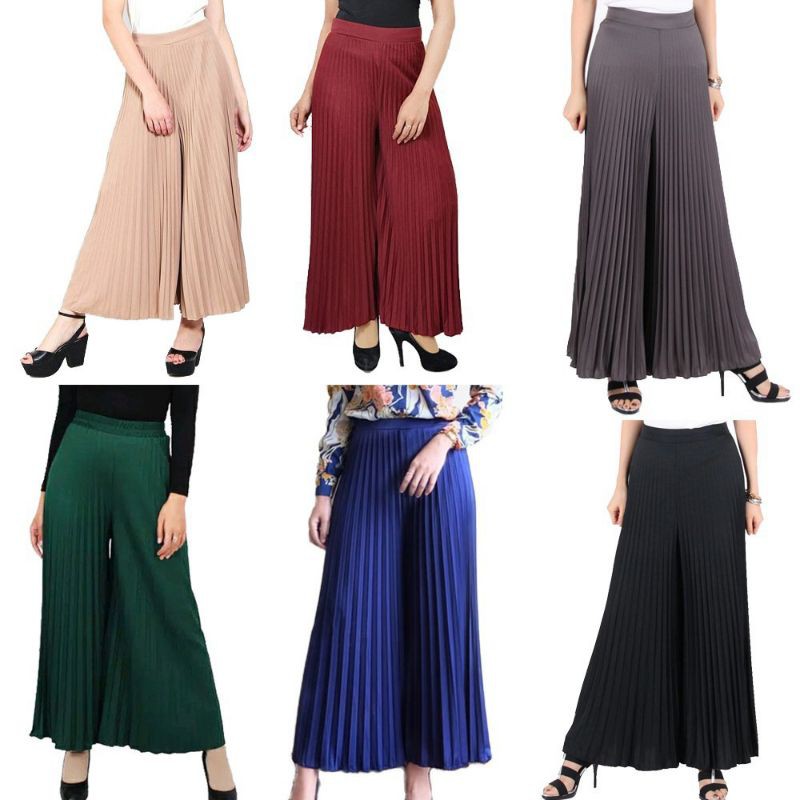 KULOT PLISKET PAYUNG PREMIUM • Elbalqis Celana Jumbo Big Size Pants Umbrella - MM PROJECT