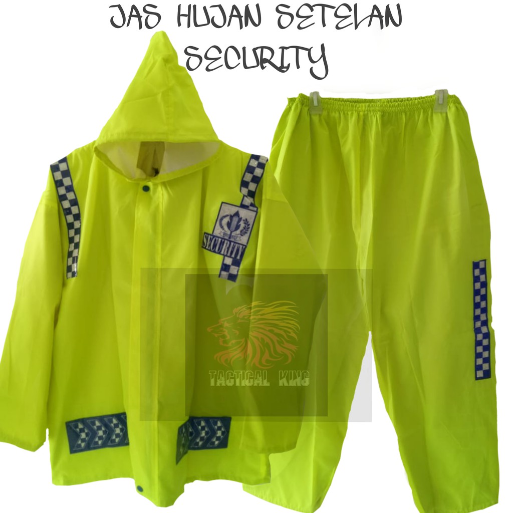 Jas hujan scurity setelan/Jas motor