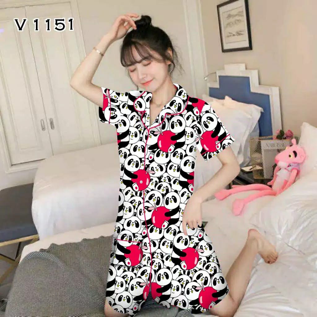 SETELAN PIYAMA WANITA DASTER - BAHAN KATUN MOTIF BEST SELLER JUMBO