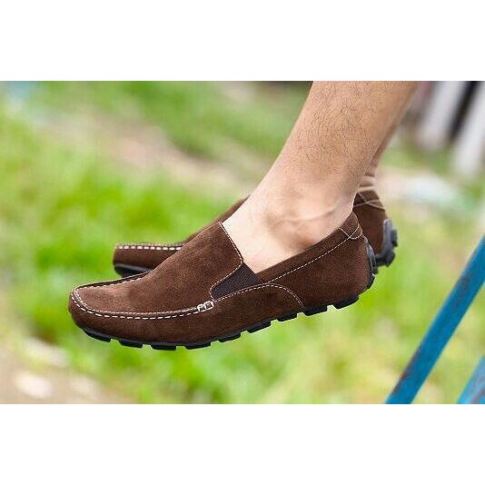 SEPATU KICKERS CASUAL SLOP SUEDE ASLI SLIPON PRIA KERJA KANTOR FORMAL SANTAI ANAK LAKI KREN MURAH