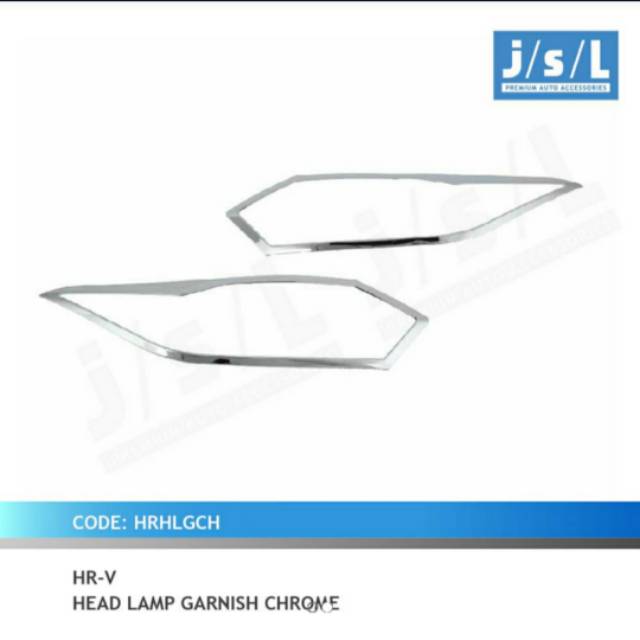 Garnish lampu depan HRV chrome/ head lamp garnish chrome jsl