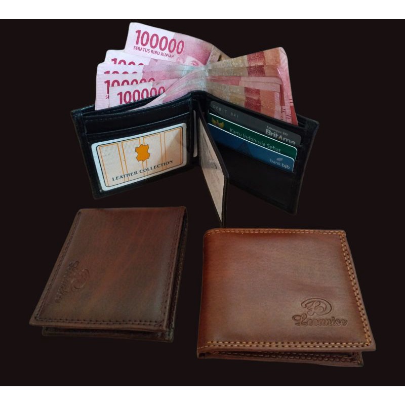 Dompet lipat dompet murah kulit sintetis pria/Promo DOMPET Termurah Dompet Pria