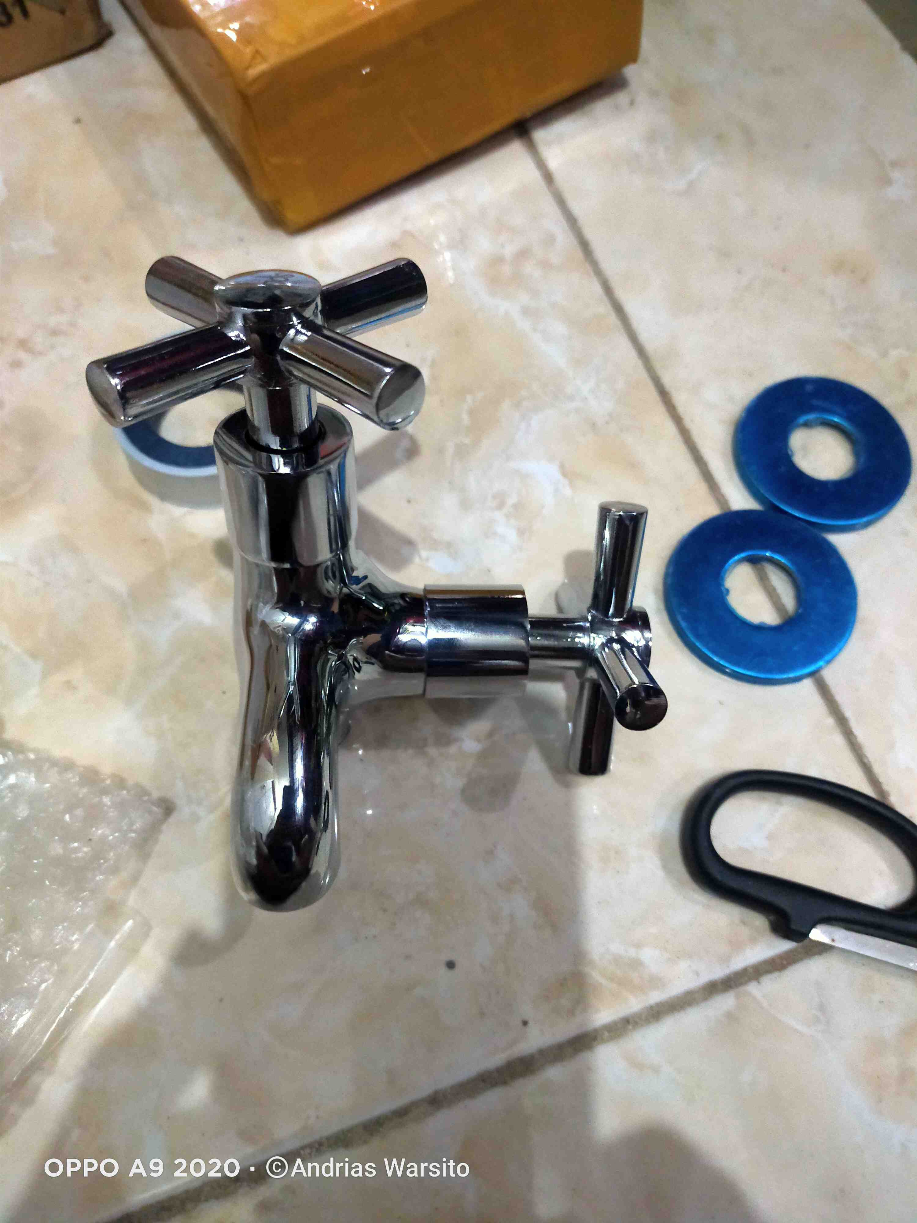 Kran Cabang Baling Soligen( Kuningan Asli) Ukuran 1/2
