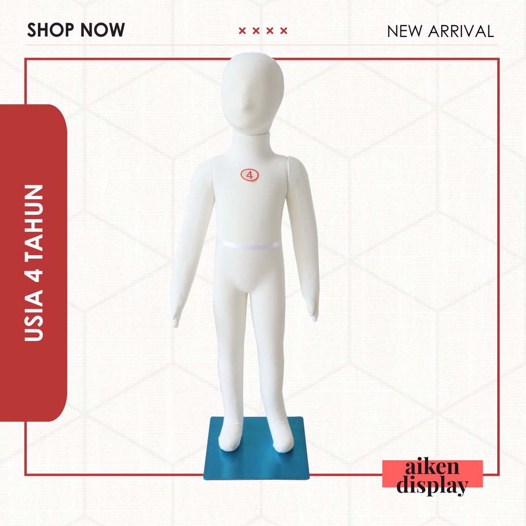 Manekin foam anak 4 tahun , manekin anak, manekin foam, patung full body, manekin murah, patung baju