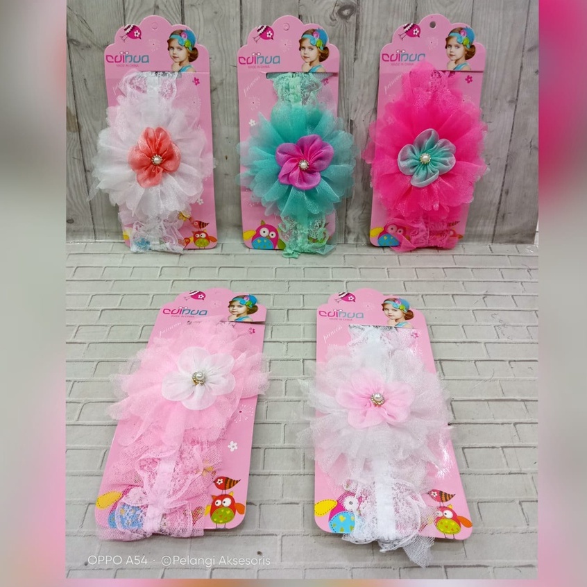 Bandana Bayi Lucu Headband Anak Karakter Lucu